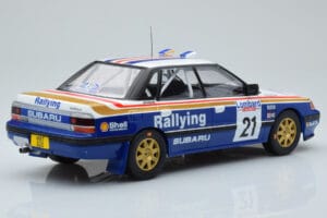 Subaru Legacy RS #21 C. McRae / D. Ringer RAC Rally 1991 IXO 1:18 18RMC080B Metāls — attēls 2 no 6