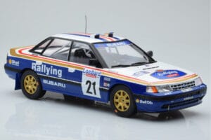 Subaru Legacy RS #21 C. McRae / D. Ringer RAC Rally 1991 IXO 1:18 18RMC080B Metāls — attēls 4 no 6