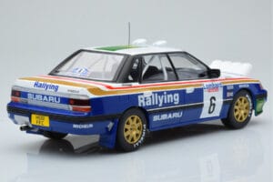 Subaru Legacy RS Night Version #6 M. Alen / I. Kivimaki RAC Rally 1991 IXO 1:18 18RMC080A Metāls — attēls 2 no 6