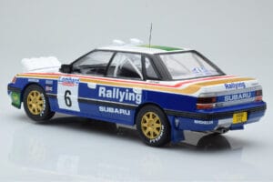 Subaru Legacy RS Night Version #6 M. Alen / I. Kivimaki RAC Rally 1991 IXO 1:18 18RMC080A Metāls — attēls 5 no 6