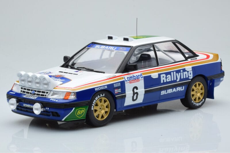 Subaru Legacy RS Night Version #6 M. Alen / I. Kivimaki RAC Rally 1991 IXO 1:18