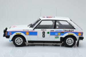 Talbot Sunbeam Lotus Night Version #8 H. Toivonen / P. White Rally Monte Carlo 1981 IXO 1:18 18RMC095B Metāls — attēls 3 no 6