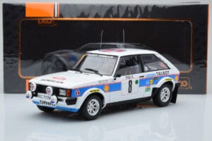 Talbot Sunbeam Lotus Night Version #8 H. Toivonen / P. White Rally Monte Carlo 1981 IXO 1:18 18RMC095B Metāls — attēls 6 no 6
