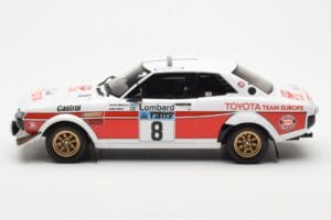 Toyota Celica 2000 GT RA21 #8 H. Mikkola / A. Hertz Lombard RAC Rally 1977 Otto 1:18 OT1044 Sveķi — attēls 3 no 6