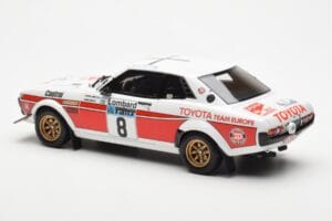Toyota Celica 2000 GT RA21 #8 H. Mikkola / A. Hertz Lombard RAC Rally 1977 Otto 1:18 OT1044 Sveķi — attēls 5 no 6