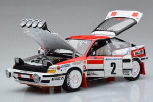 Toyota Celica GT-Four ST165 #2 C. Sainz / L. Moya Winner Rally Monte Carlo 1991 Kyosho 1:18 08961B Metāls — attēls 2 no 12