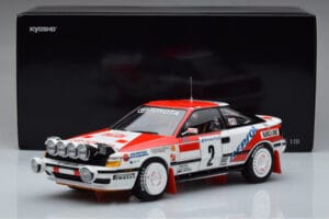 Toyota Celica GT-Four ST165 #2 C. Sainz / L. Moya Winner Rally Monte Carlo 1991 Kyosho 1:18 08961B Metāls — attēls 12 no 12