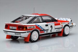 Toyota Celica GT-Four ST165 #2 C. Sainz / L. Moya Winner Rally Monte Carlo 1991 Kyosho 1:18 08961B Metāls — attēls 3 no 12