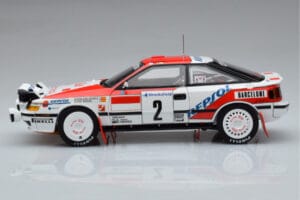 Toyota Celica GT-Four ST165 #2 C. Sainz / L. Moya Winner Rally Monte Carlo 1991 Kyosho 1:18 08961B Metāls — attēls 4 no 12