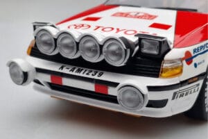 Toyota Celica GT-Four ST165 #2 C. Sainz / L. Moya Winner Rally Monte Carlo 1991 Kyosho 1:18 08961B Metāls — attēls 7 no 12