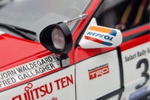 Toyota Celica GT-Four ST165 #3 B. Waldegard / F. Gallagher Winner Safari Rally 1990 Kyosho 1:18 08961A Metāls — attēls 11 no 12
