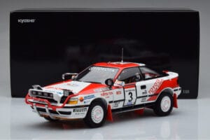 Toyota Celica GT-Four ST165 #3 B. Waldegard / F. Gallagher Winner Safari Rally 1990 Kyosho 1:18 08961A Metāls — attēls 12 no 12