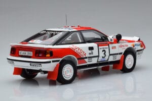 Toyota Celica GT-Four ST165 #3 B. Waldegard / F. Gallagher Winner Safari Rally 1990 Kyosho 1:18 08961A Metāls — attēls 3 no 12