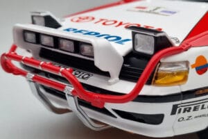 Toyota Celica GT-Four ST165 #3 B. Waldegard / F. Gallagher Winner Safari Rally 1990 Kyosho 1:18 08961A Metāls — attēls 10 no 12