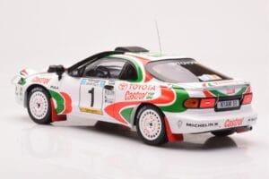 Toyota Celica Turbo 4WD ST185 #1 J. Kankkunen / J. Piironen Safari Rally 1993 IXO 1:18 18RMC150A Metāls — attēls 5 no 6