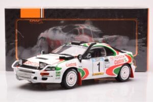Toyota Celica Turbo 4WD ST185 #1 J. Kankkunen / J. Piironen Safari Rally 1993 IXO 1:18 18RMC150A Metāls — attēls 6 no 6