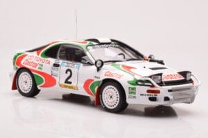 Toyota Celica Turbo 4WD ST185 #2 M. Alén / I. Kivimäki Safari Rally 1993 IXO 1:18 18RMC150B Metāls — attēls 4 no 6