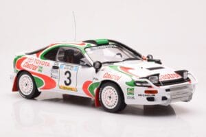 Toyota Celica Turbo 4WD ST185 #3 I. Duncan / R. Virtanen Safari Rally 1994 IXO 1:18 18RMC150C Metāls — attēls 4 no 6