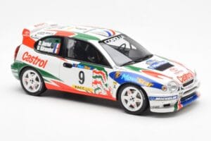 Toyota Corolla WRC #9 D. Auriol / D. Giraudet Rally Catalunya 1998 Otto 1:18 OT1102 Sveķi — attēls 4 no 6