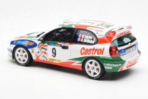 Toyota Corolla WRC #9 D. Auriol / D. Giraudet Rally Catalunya 1998 Otto 1:18 OT1102 Sveķi — attēls 5 no 6
