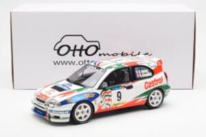 Toyota Corolla WRC #9 D. Auriol / D. Giraudet Rally Catalunya 1998 Otto 1:18 OT1102 Sveķi — attēls 6 no 6