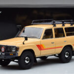 Toyota Land Cruiser 60 Bēšs Ar Papildu Detaļām Kyosho 1:18 - image 12 of 12