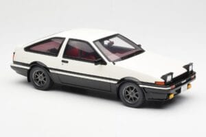 Toyota Sprinter Trueno AE86 Balts Otto 1:18 OT444B Sveķi — attēls 4 no 6