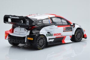 Toyota GR Yaris Rally1 #1 S. Ogier / B. Veillas Rally Monte Carlo 2022 IXO 1:18 18RMC151B Metāls — attēls 2 no 6