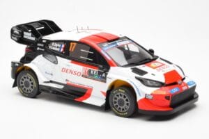 Toyota GR Yaris Rally1 #17 S. Ogier / V. Landais Safari Rally Kenya 2023 IXO 1:18 18RMC173A Metāls — attēls 4 no 6
