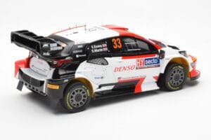 Toyota GR Yaris Rally1 #33 E. Evans / S. Martin Rally Finland 2023 IXO 1:18 18RMC174A Metāls — attēls 2 no 6