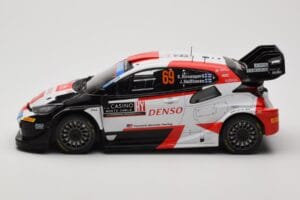 Toyota GR Yaris Rally1 #69 K. Rovanpera / J. Halttunen Rally Monte Carlo World Champion 2023 IXO 1:18 18RMC152B Metāls — attēls 3 no 6