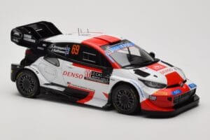 Toyota GR Yaris Rally1 #69 K. Rovanpera / J. Halttunen Rally Monte Carlo World Champion 2023 IXO 1:18 18RMC152B Metāls — attēls 4 no 6