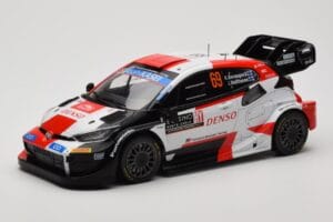 Toyota GR Yaris Rally1 #69 K. Rovanpera / J. Halttunen Rally Monte Carlo World Champion 2023 IXO 1:18