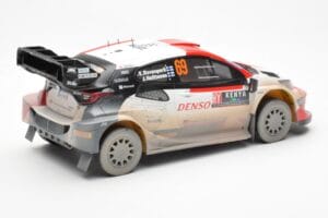 Toyota GR Yaris Rally1 #69 K. Rovanpera / J. Halttunen Safari Rally Kenya 2023 Dirty Version IXO 1:18 18RMC173B Metāls — attēls 2 no 6