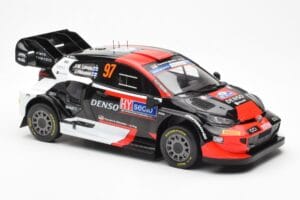 Toyota GR Yaris Rally1 #97 J-M. Latvala / J. Hanninen Rally Finland 2023 IXO 1:18 18RMC174B Metāls — attēls 4 no 6