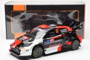 Toyota GR Yaris Rally1 #97 J-M. Latvala / J. Hanninen Rally Finland 2023 IXO 1:18 18RMC174B Metāls — attēls 6 no 6