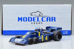 Tyrrell P34 Elf #4 P. Depailler Sweden GP 1976 MCG 1:18 MCG18615F Metāls — attēls 6 no 6