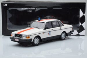 Volvo 240 GL Policija Beļģija Minichamps 1:18 155171492 Metāls — attēls 6 no 6