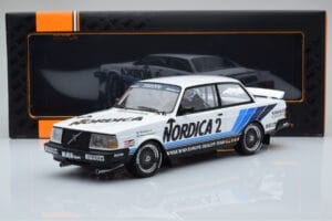 Volvo 240 Turbo Nordica #2 U. Granberg / T. Lindstrom ETCC Brno 1986 IXO 1:18 18RMC088 Metāls — attēls 6 no 6
