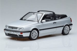 Volkswagen Golf Mk3 Kabriolets Sudrabs Norev 1:18 188468 Metāls