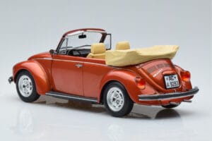 Volkswagen Beetle 1303 Kabriolets Oranžs Norev 1:18 188526 Metāls — attēls 5 no 6