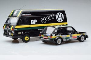 Volkswagen LT35 + Golf 1 GTI Group 2 Black Otto 1:18 OT353 Sveķi — attēls 2 no 6