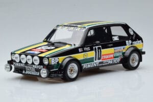 Volkswagen LT35 + Golf 1 GTI Group 2 Black Otto 1:18 OT353 Sveķi — attēls 5 no 6