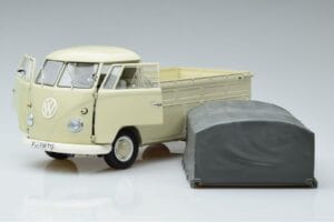 Volkswagen T1b Pickup Schuco 1:18 450037000 Metāls — attēls 2 no 7