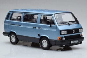 Volkswagen T3 Multivan Zils Norev 1:18 188544 Metāls — attēls 4 no 6