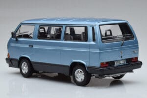 Volkswagen T3 Multivan Zils Norev 1:18 188544 Metāls — attēls 5 no 6