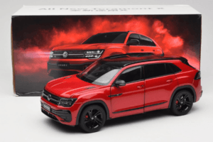 Volkswagen Teramont X Sarkans FAW 1:18 ZVB000003A Metāls — attēls 8 no 8