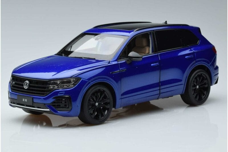 Volkswagen Touareg CR Zils FAW 1:18 LTC761021BLU Metāls