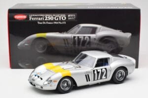 Ferrari 250 GTO #172 Tour de France Automobile 1964 Kyosho 1:18 08434C Metāls — attēls 8 no 8