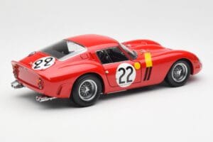 Ferrari 250 GTO #22 24 Hours of Le Mans 1962 Kyosho 1:18 08432B Metāls — attēls 3 no 8